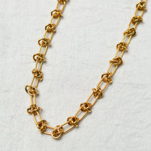 Load image into Gallery viewer, Chunky Knot Loop Necklace
